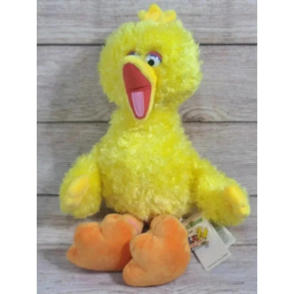 Miniso Sesame Street Plush Big Bird Stuffed Animal Toy Yellow Soft 16" New